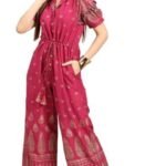 Motifs Printed Basic Jumpsuit