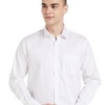 Men's Solid Cotton Formal Shirt | Plain | Full Sleeve - Regular Fit