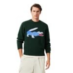Lacoste Men's Wool Modern Pullover Sweater