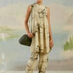Modern Toile Coastal Tunic